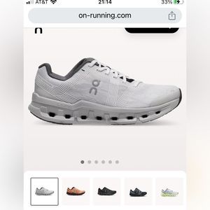 NWT On Cloudgo size 8 white/glacier